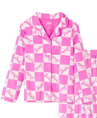 Girls' 4-10 Long Sleeve Top and Pants Pajama, 2-Piece Set