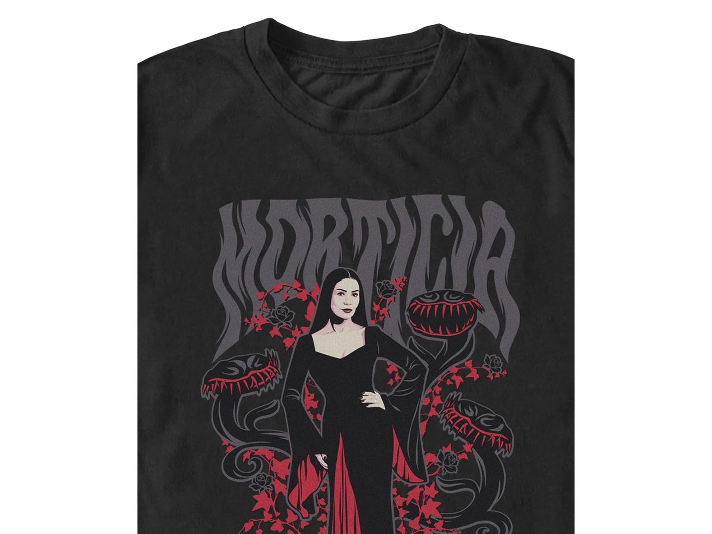 Мужская футболка Fifth Sun Wednesday Addams Morticia And Cleopatra, цвет: Чёрный — фото 2