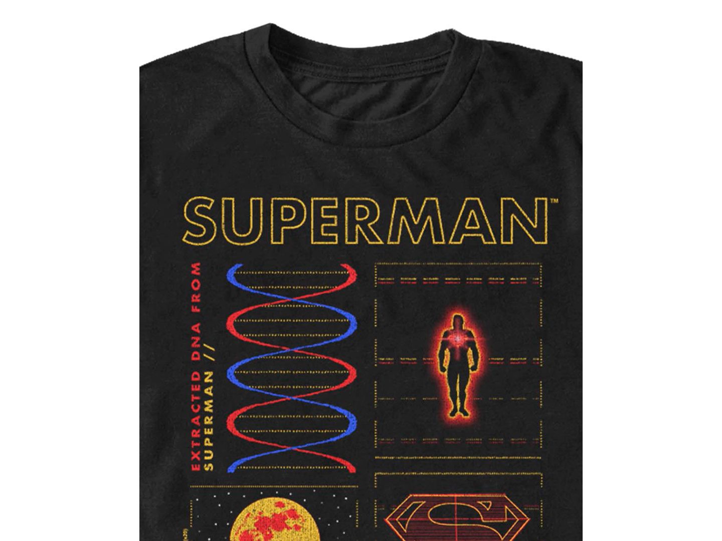 Мужская футболка Fifth Sun Superman Graphic Print, цвет: Чёрный — фото 3