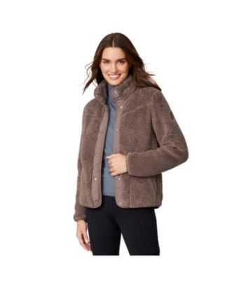 Women's Sherpa Butter Pile Button Front Jacket