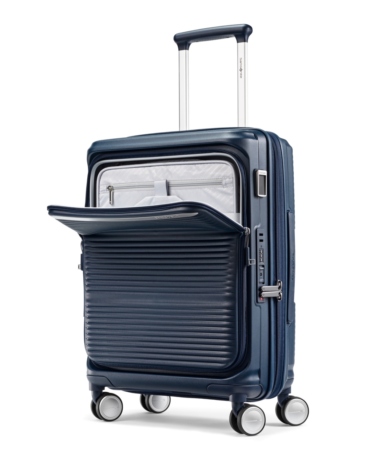 Samsonite Hartmann Paralux Global 22" Hardside Carry-on Spinner Luggage In Blue