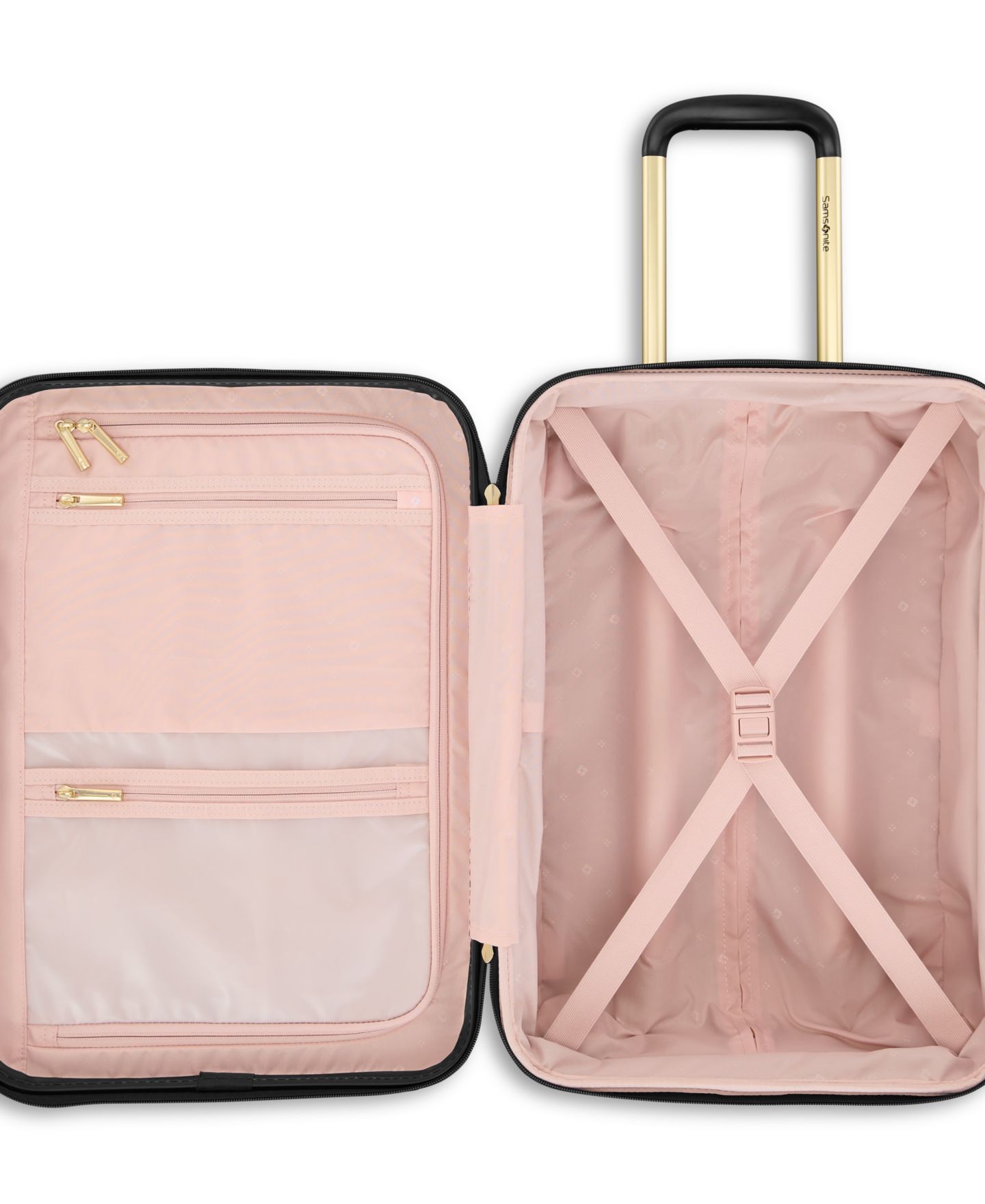 Чемодан Samsonite Mobile Solution 2 Expandable 20" Carry-On Spinner Luggage, цвет: Чёрный — фото 6