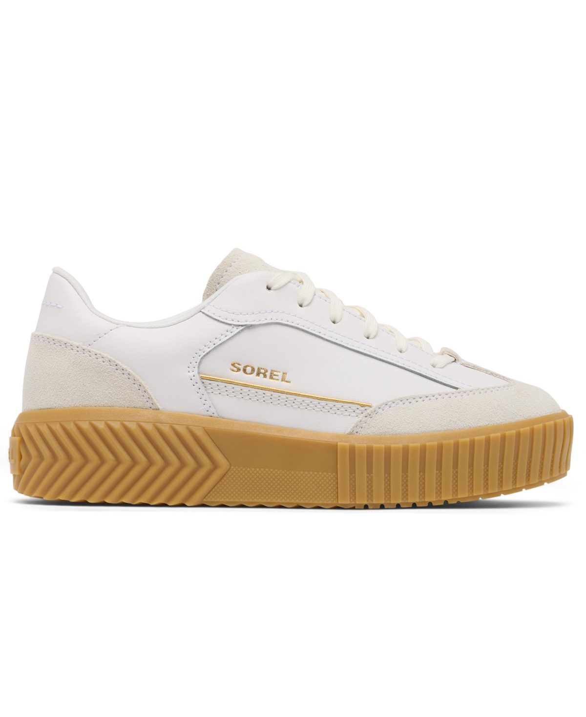 Sorel Ona Ave T-toe Platform Sneaker In White