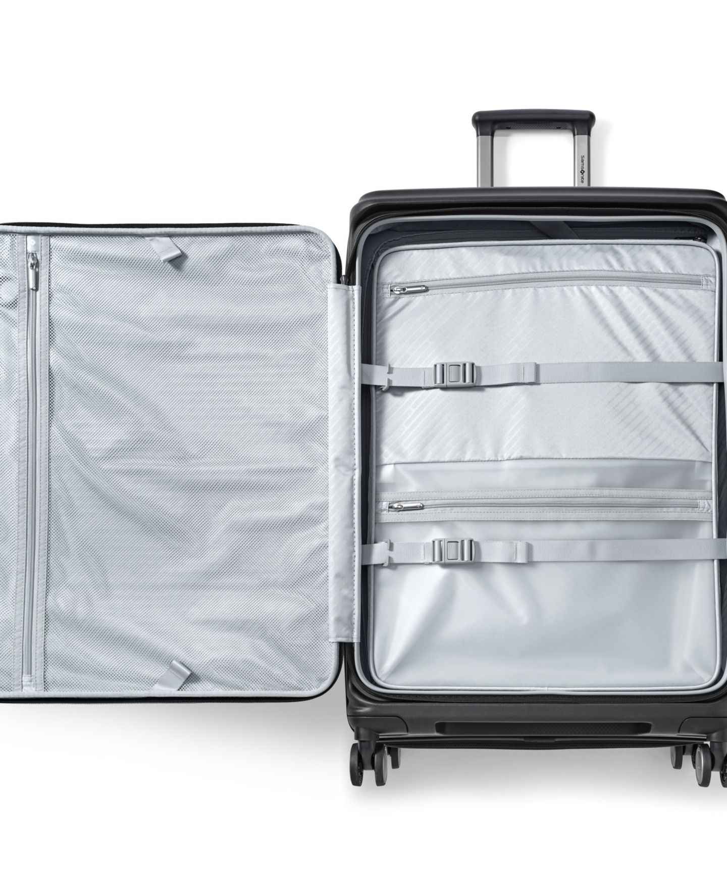 Чемодан Samsonite Paralux Hardside Large 30" Check-In Spinner Luggage, цвет: Чёрный — фото 12