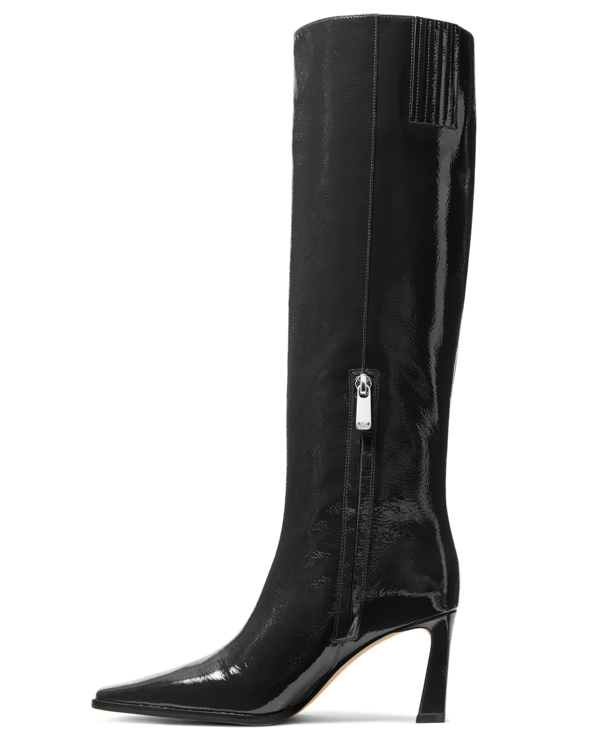 Michael Kors Women's Darrah Wide Calf Heeled Boots In Black