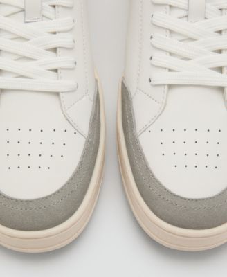 Men's Combined Leather Trainer Sneakers