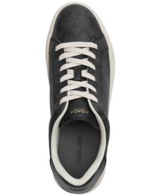 High Line Update Signature Canvas Lace-Up Sneakers