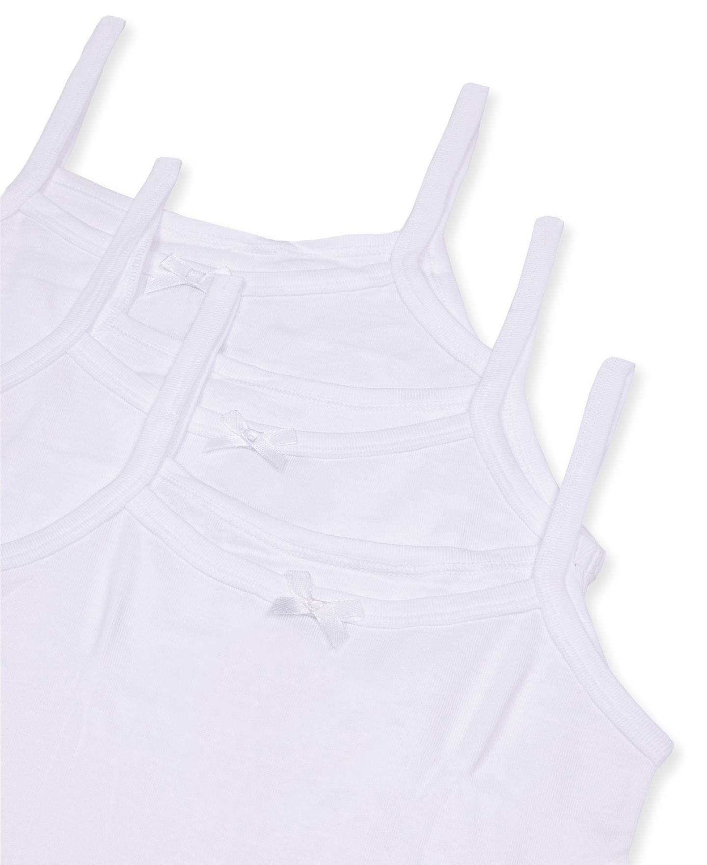 Топы Maidenform 3-Pack для девочек, цвет: Белый — фото 3
