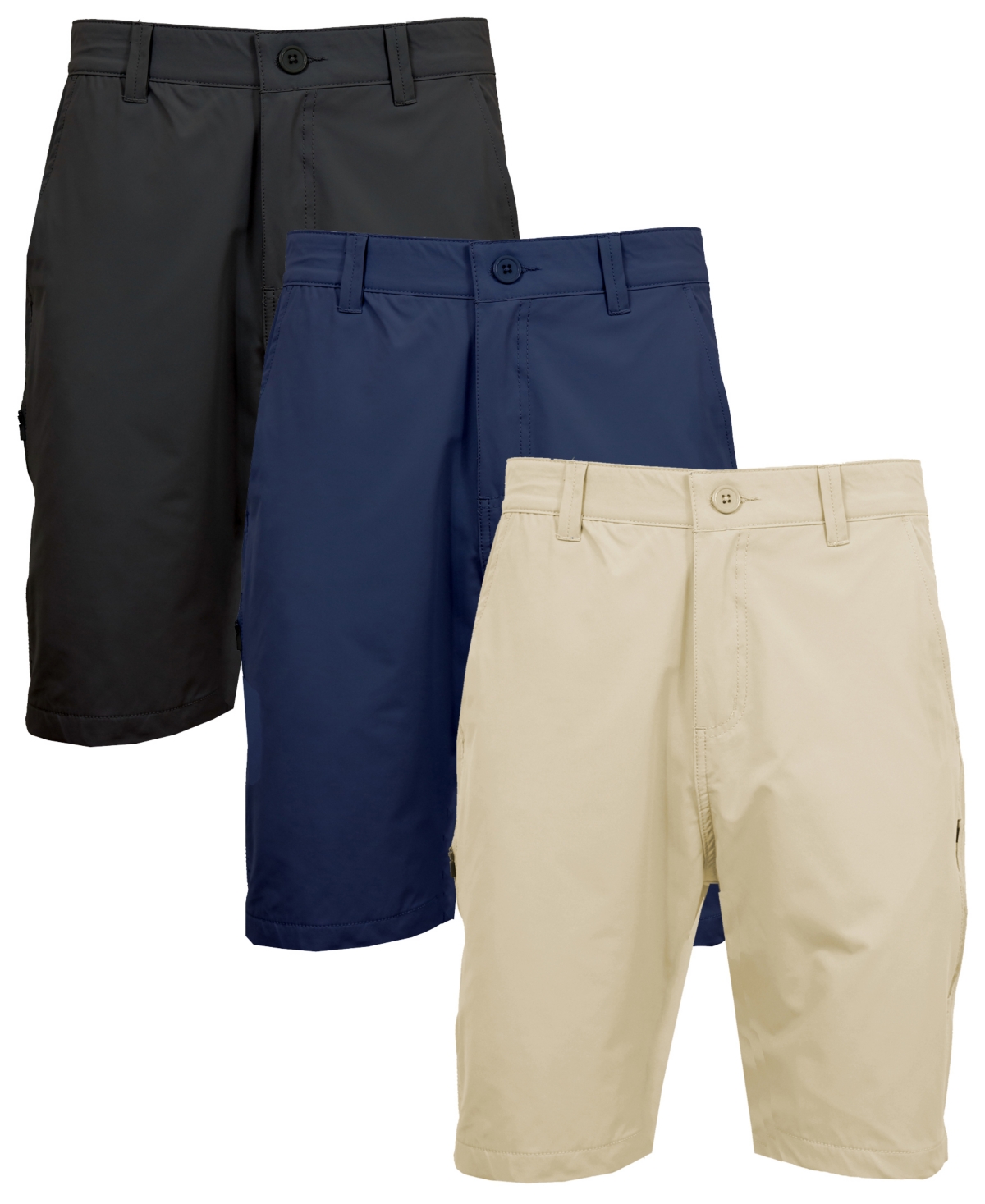 Galaxy By Harvic Men's 3-pack Slim Fit Short In Multi