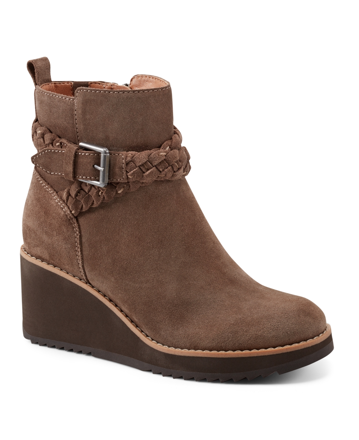 Earth ® Chace Wedge Bootie In Brown