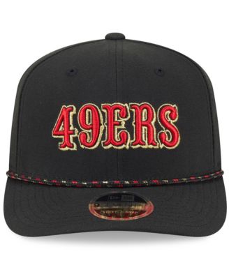 Men's Black San Francisco 49ers 2025 NFL Rivalries Sideline 9SEVENTY Adjustable Hat
