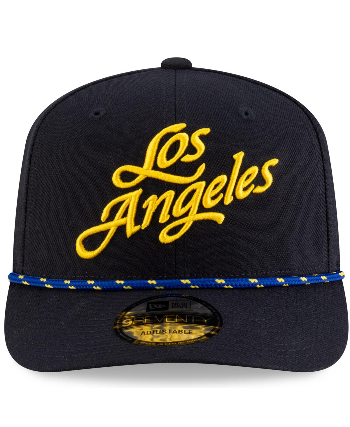 New Era Men's Navy Los Angeles Rams 2025 Nfl Rivalries Sideline 9seventy Adjustable Hat In Blue