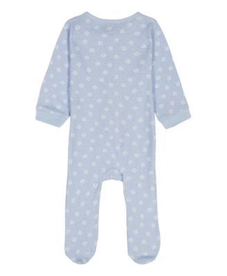 Baby Boys' Logo Print Footed Coverall