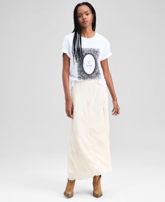 Women's Lace Graphic Short-Sleeve T-Shirt, Macy's Exclusive