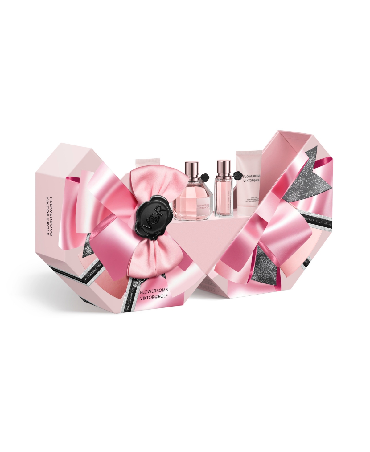 Viktor & Rolf 4-pc. Flowerbomb Luxury Eau De Parfum Gift Set In Transparent