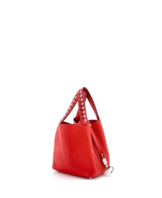 Pre-Owned Hermes PM Picotin Lock Bag Tressage Epsom