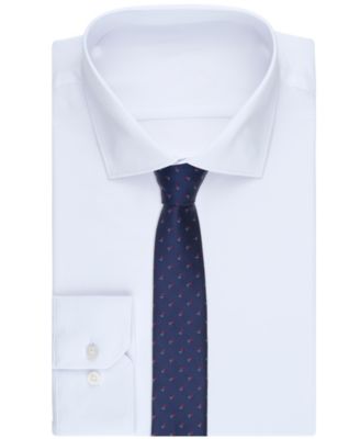 Men's Rose Charm Printed Tie, Macy's Exclusive