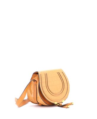 Mini Marcie Crossbody Bag Embossed Leather