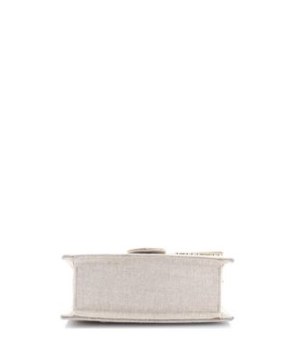 Le Bambino Top Handle Flap Bag Canvas