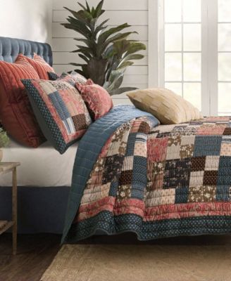 Shiloh Patchwork 3-Pc. Quilt Set, King/California King