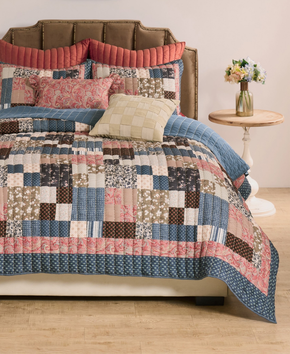 Greenland Home Fashions Shiloh Patchwork 2-pc. Quilt Set, Twin/twin Xl In Multi