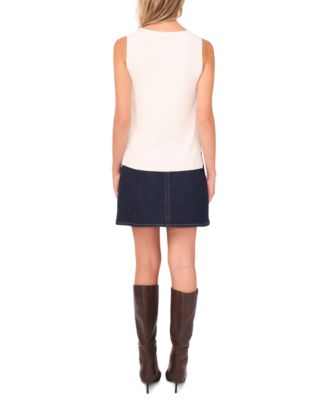 Women's Sleeveless Crewneck Tank Top