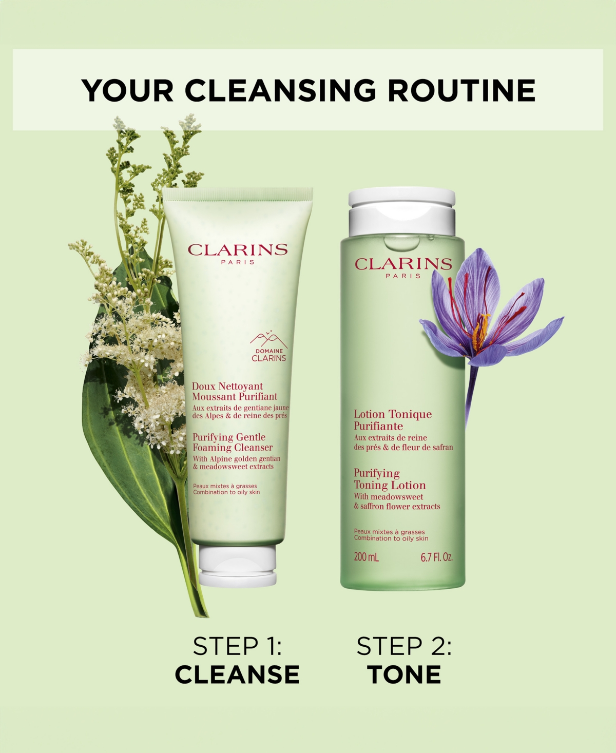 Clarins 2-pc. Purifying Cleansing Skincare Set In Transparent