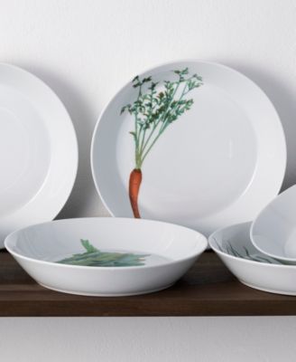 Kyoka Shunsai Set of 6 Coupe Dinner Bowls, 9-3/4", 43 oz.