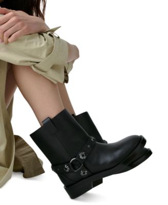 Women's Spade Flower Garden Moto Boots