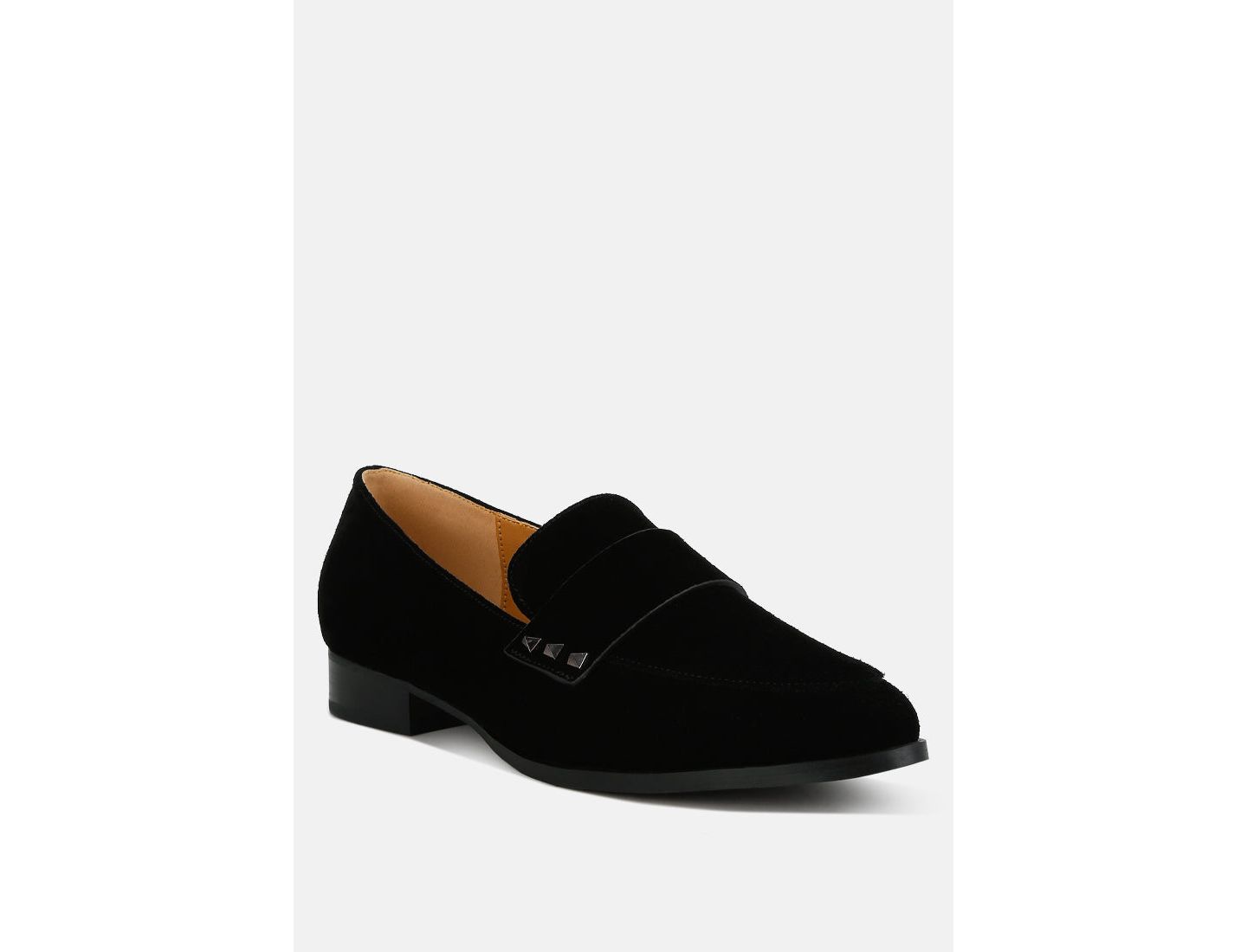 Женские туфли Rag & Co Durance Studded Genuine Suede, цвет: Чёрный — фото 4
