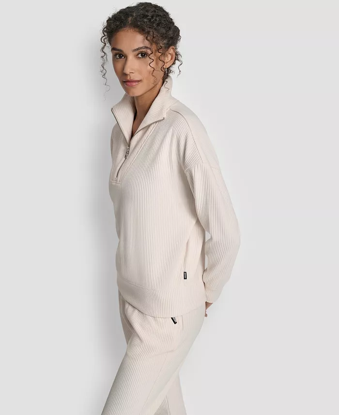 Women's Tech Ottoman Half-Zip Mock Neck Sweatshirt - thumbnail 7