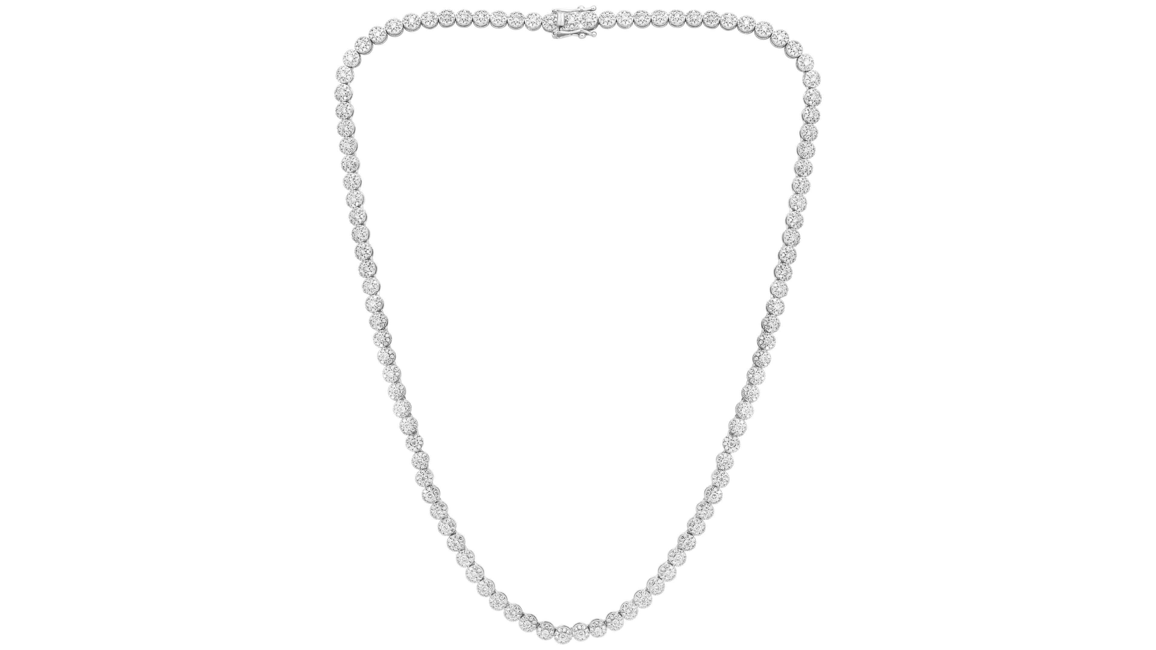Macy's Diamond Necklace (5 ct. t.w.) in 14K White Gold