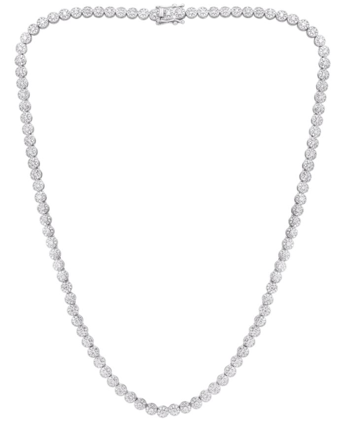 Diamond Necklace (5 ct. t.w.) in 14K White Gold