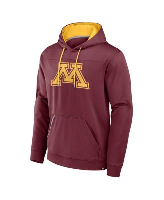 Men's Maroon Minnesota Golden Gophers Defender Dot Faded Primary Pullover Hoodie