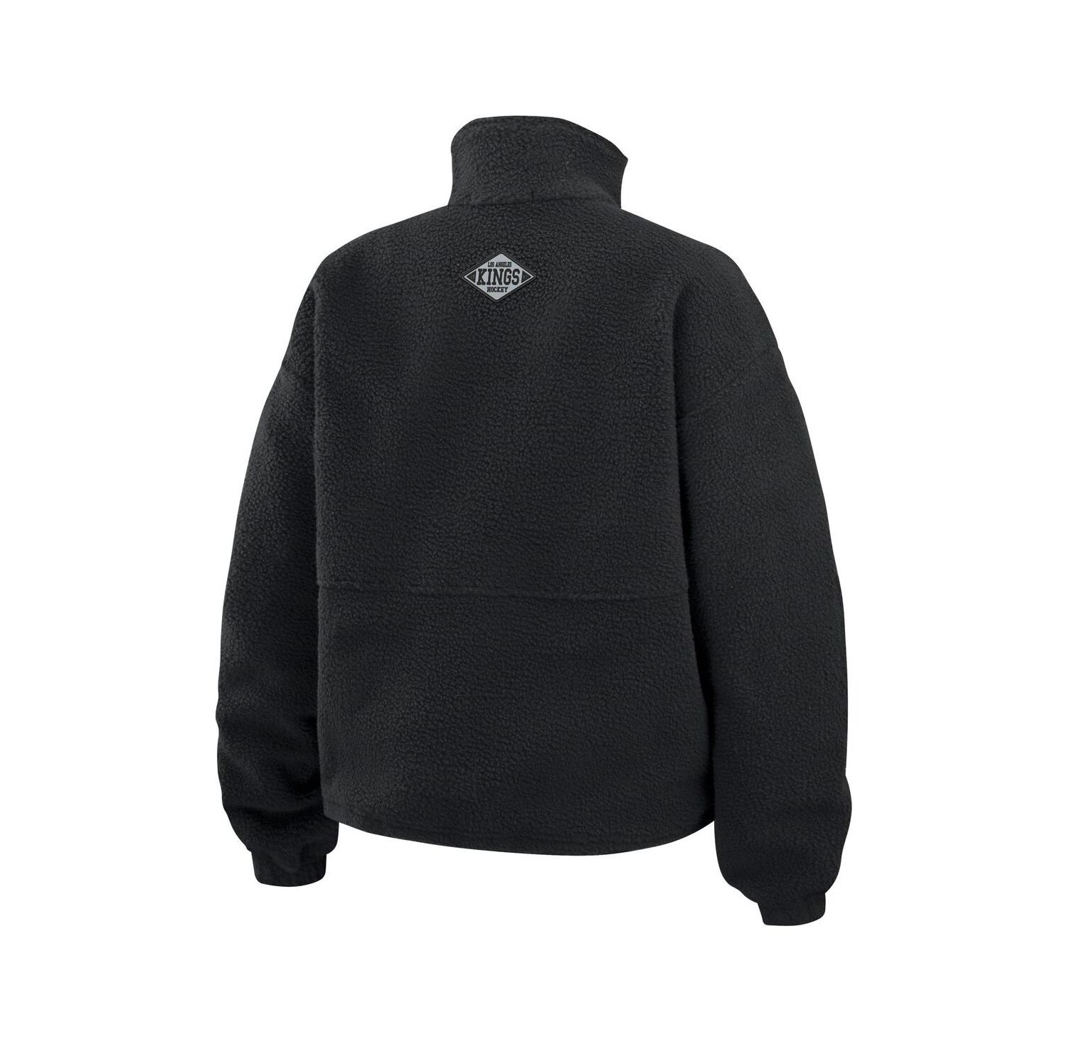 Women's Black Los Angeles Kings Polar Fleece Half-Zip Jacket
