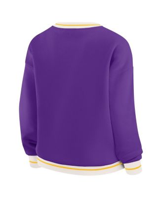 Women's Purple LSU Tigers Seal Sweatshirt