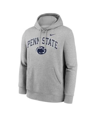 Men's Gray Penn State Nittany Lions Club Fleece Arch Pullover Hoodie