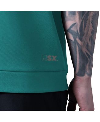 Men's Aqua Miami Dolphins Tri-Blend Rebound Sleeveless Hoodie