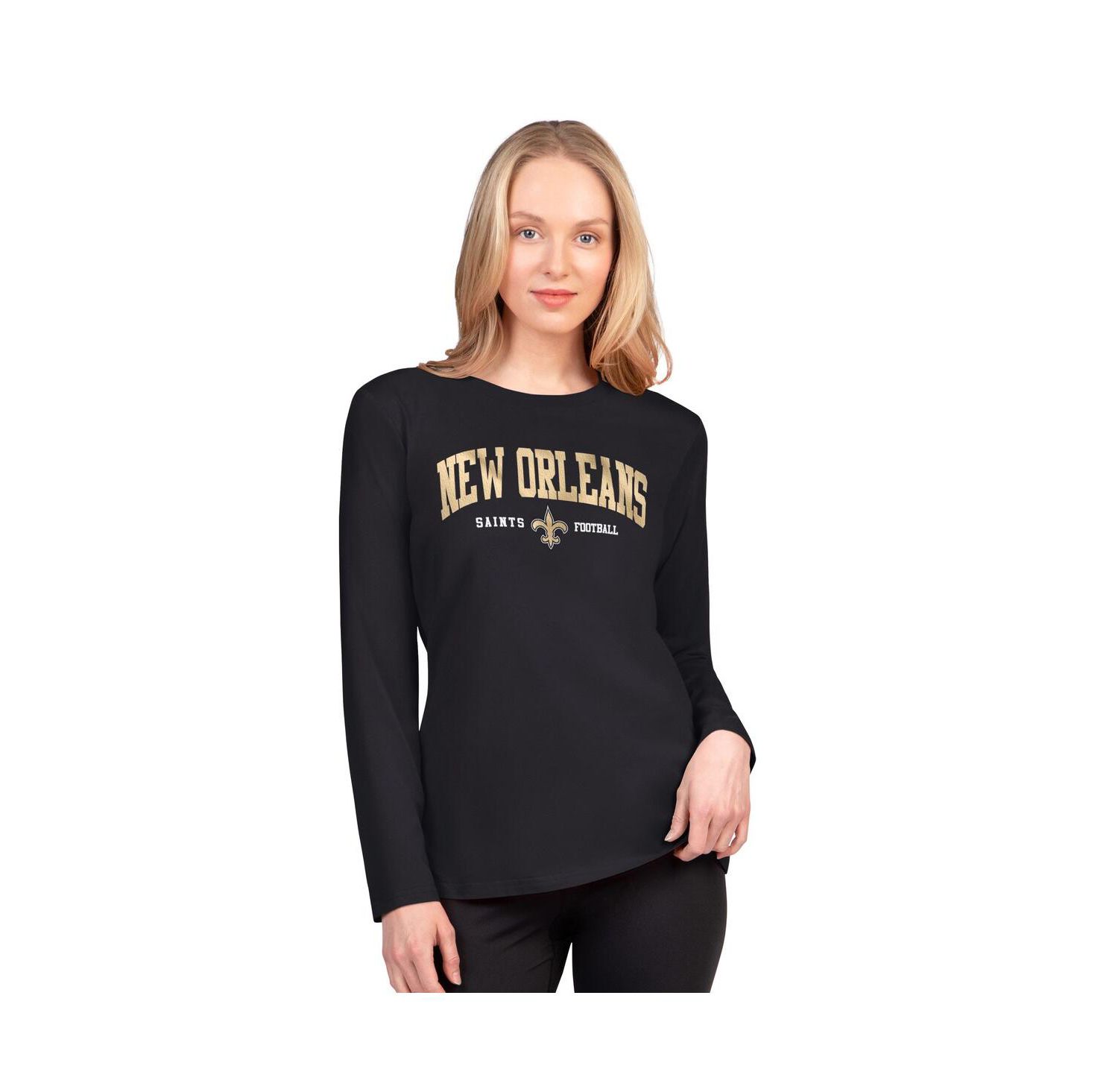 Women's Black New Orleans Saints Best Play Long Sleeve T-Shirt