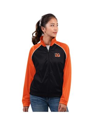 G-III 4Her by Carl Banks - Women's Black Cincinnati Bengals Replay Full-Zip Track Jacket