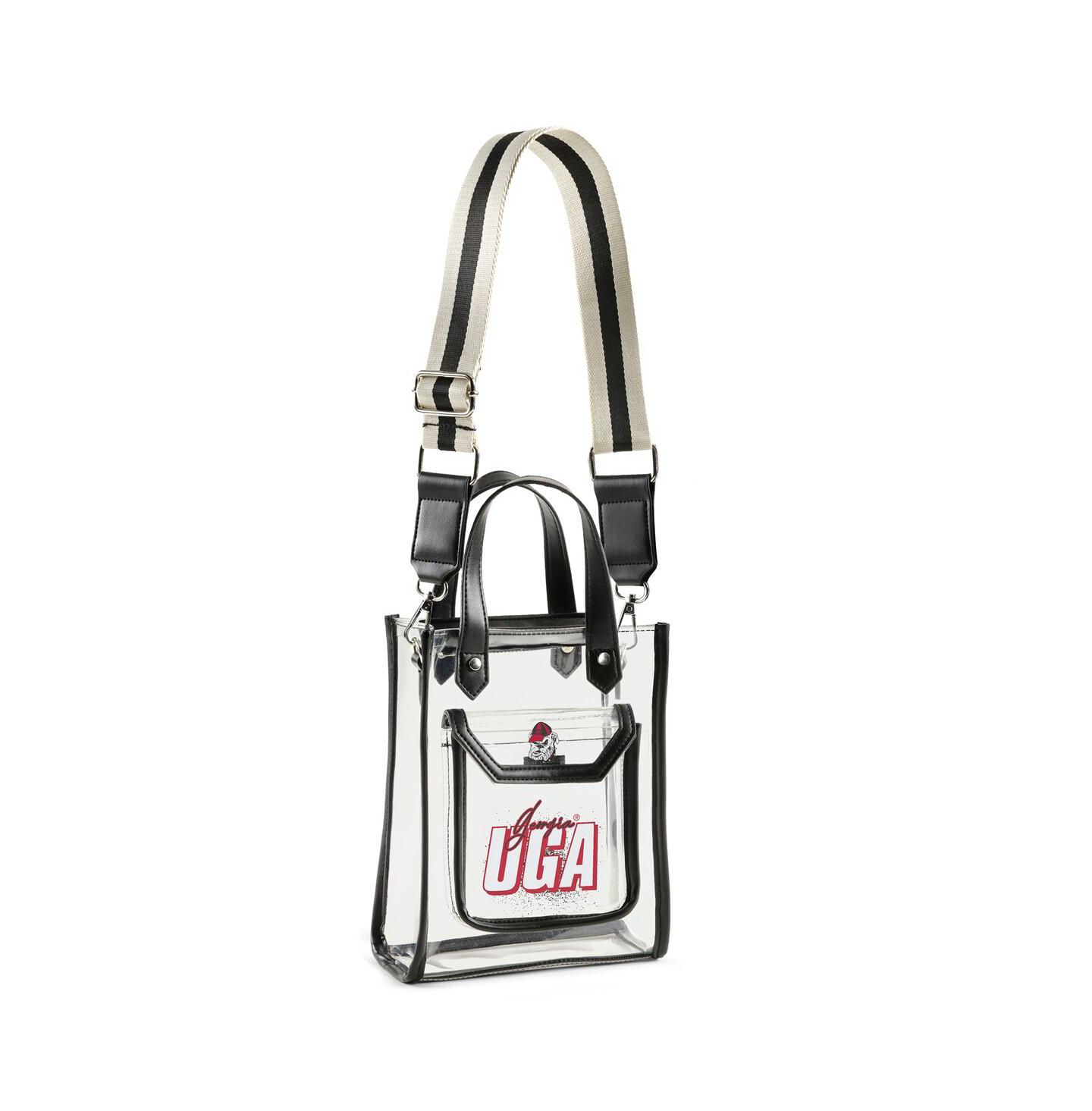 Женская сумка WEAR by Erin Andrews Georgia Bulldogs Clear Stadium Crossbody Purse with Coin Pouch — фото 2