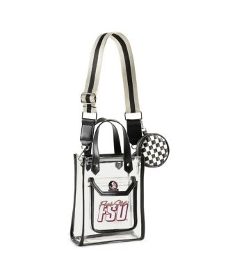 WEAR by Erin Andrews - Florida State Seminoles Clear Stadium Crossbody Purse with Coin Pouch