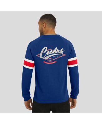 Men's Darius Rucker Collection by Fanatics Royal Chicago Cubs Waffle-Knit Raglan Long Sleeve Henley T-Shirt