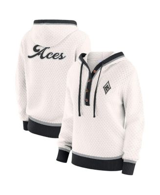 WEAR by Erin Andrews - Women'sCream Las Vegas Aces Hooded Sweater
