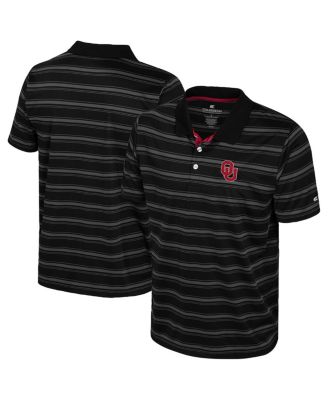Colosseum - Men's Black Oklahoma Sooners Milk Steak Polo