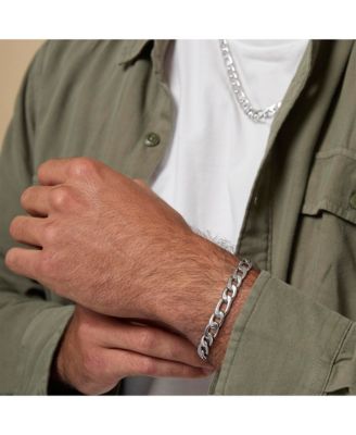 Stainless Steel (304) 8MM Figaro Chain Necklace 22'' and Bracelet 8.5'' Set