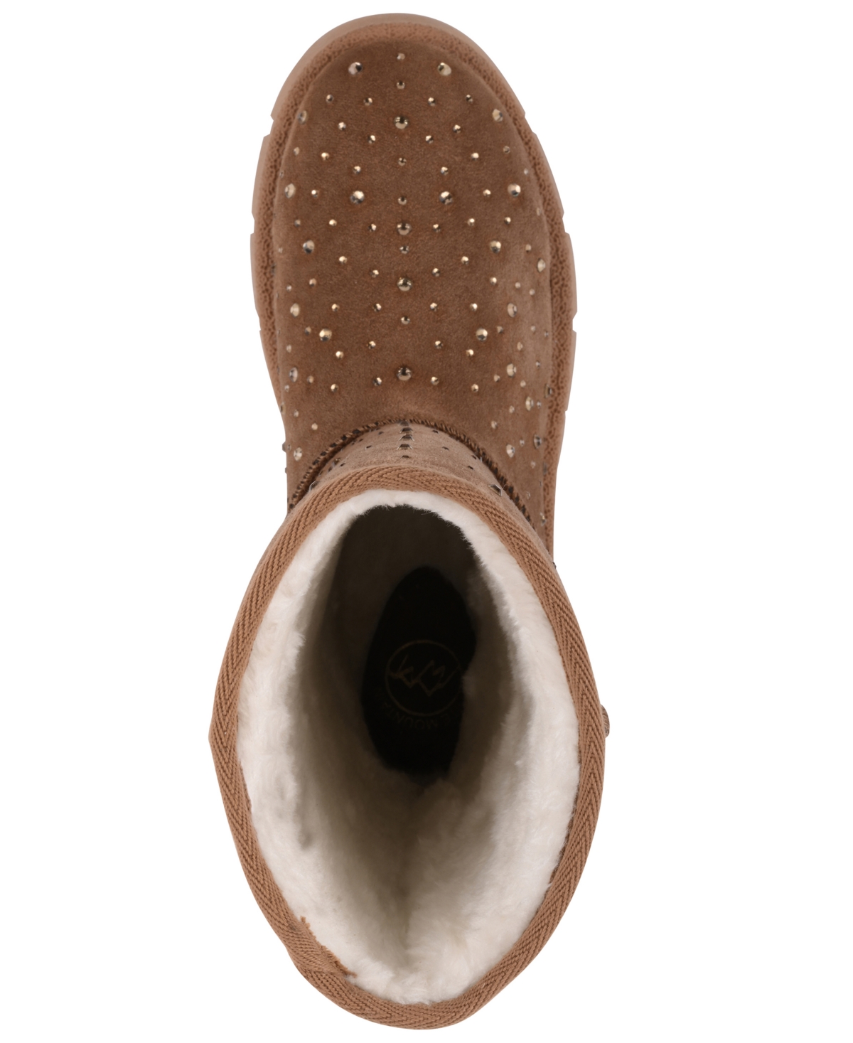 White Mountain Women's Tripp Faux Fur Tall Shaft Boot In Brown