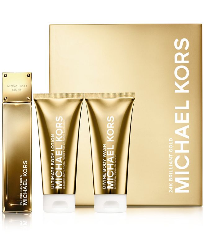 Michael Kors Collection 24K Brilliant Gold Deluxe Gift Set & Reviews