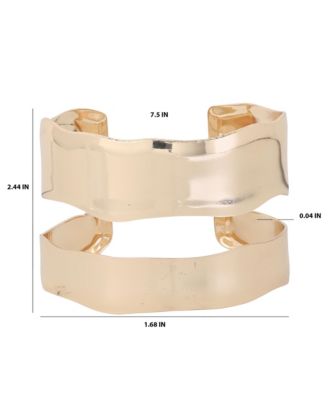 Double Band Cuff Bracelet