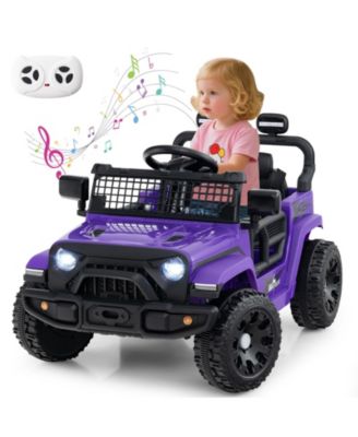 Kids Ride on Car Truck 12V Battery Powered Electric Vehicle w/ Foldable Mirrors